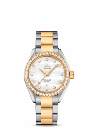 Omega Seamaster Aqua Terra 150M Master Co-Axial 34 Stainless Steel / Yellow Gold / Diamond / MOP / Bracelet 231.25.34.20.55.006 (23125342055006)
